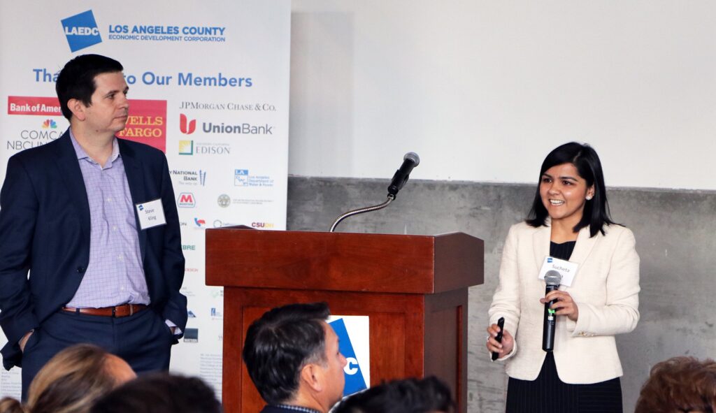 Sucheta Arora and Steve Kling from McKinsey & Company preview the new Affordable Housing report for LAEDC members. The report was released the following day