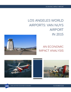 Economic Impact Study: Van Nuys Airport
