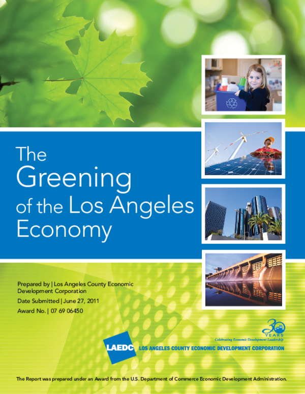 Greening of the Los Angeles Economy