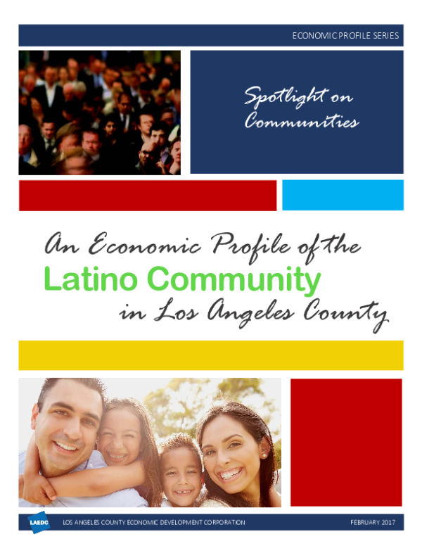 Economic Profile of the Latino Community in LA County