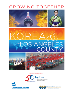 Growing Together: Korea and Los Angeles County (2012) English Version