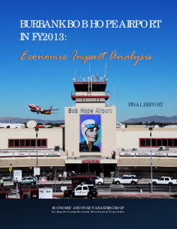 Burbank Bob Hope Airport in FY2013: Economic Impact Analysis