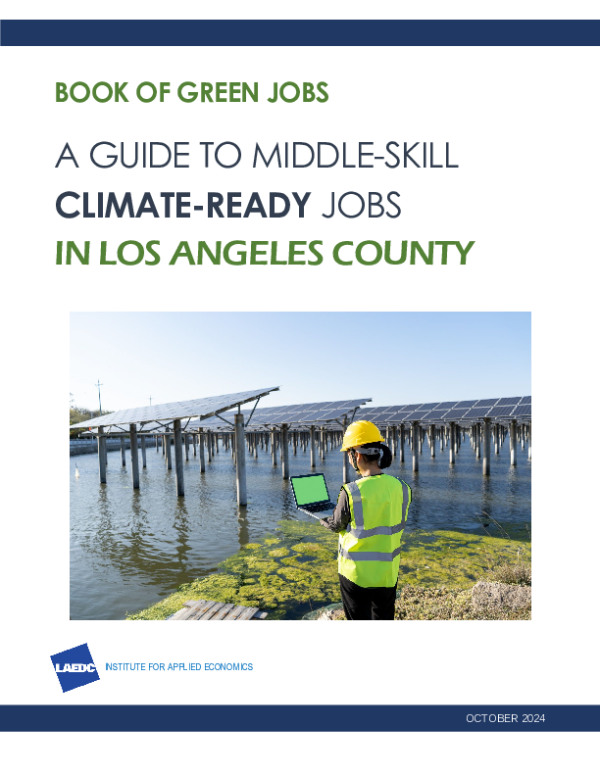 BOOK OF GREEN JOBS: A GUIDE TO MIDDLE-SKILL CLIMATE-READY JOBS IN LOS ANGELES COUNTY