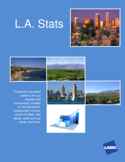 “L.A. Stats” Report: 2016
