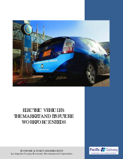 Electric Vehicles: The Market and Its Future Workforce Needs