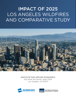 IMPACT OF 2025 LOS ANGELES WILDFIRES AND COMPARATIVE STUDY