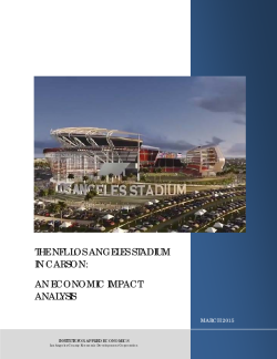 NFL Stadium / City of Carson: Economic Impact Analysis