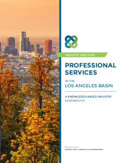 Professional Services Industry in the LA Basin: Occupations and Forecast